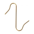 thumbnail image 5 of TureClos 100PCS Metal Ornament Hooks S-shaped Swirl Hanger Christmas Tree Decoration Accessories, Gold, 5 of 9