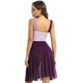 thumbnail image 2 of MSemis Women's Color Block Sleeveless Lyrical Modern Contemporary Leotard Dress, 2 of 7