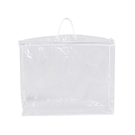 JoyMoreHome Clear Plastic Gift Bags with Handles PVC Reusable Tote Bags for candy goodie snack Wedding Baby Shower Birthday Party Favor