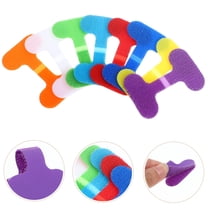 HEANUJJ 24Pcs Adjustable Nylon Cable Ties with Writable Cord Labels for Charging and Data Cables