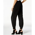 thumbnail image 2 of Bar Iii Womens Contrast-Trim Casual Jogger Pants, 2 of 2