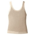 thumbnail image 4 of Nafuu Men T Shirts Solid Color Crew Neck Sleeveless For Summer Casual Wear Lightweight Breathable Comfortable Fit Gym Workout Tank Top Relaxed Fit Vacation T Shirts For Man, 4 of 4