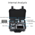 thumbnail image 4 of Carrying Case for DJI Mini 5 Pro,Hard Shell Storage Box with Shock-Absorption,Waterproof EVA Storage box,Explosion-proof box for Drone, RC2/RC-N3 Remote Control, Batteries and Accessories, 4 of 11