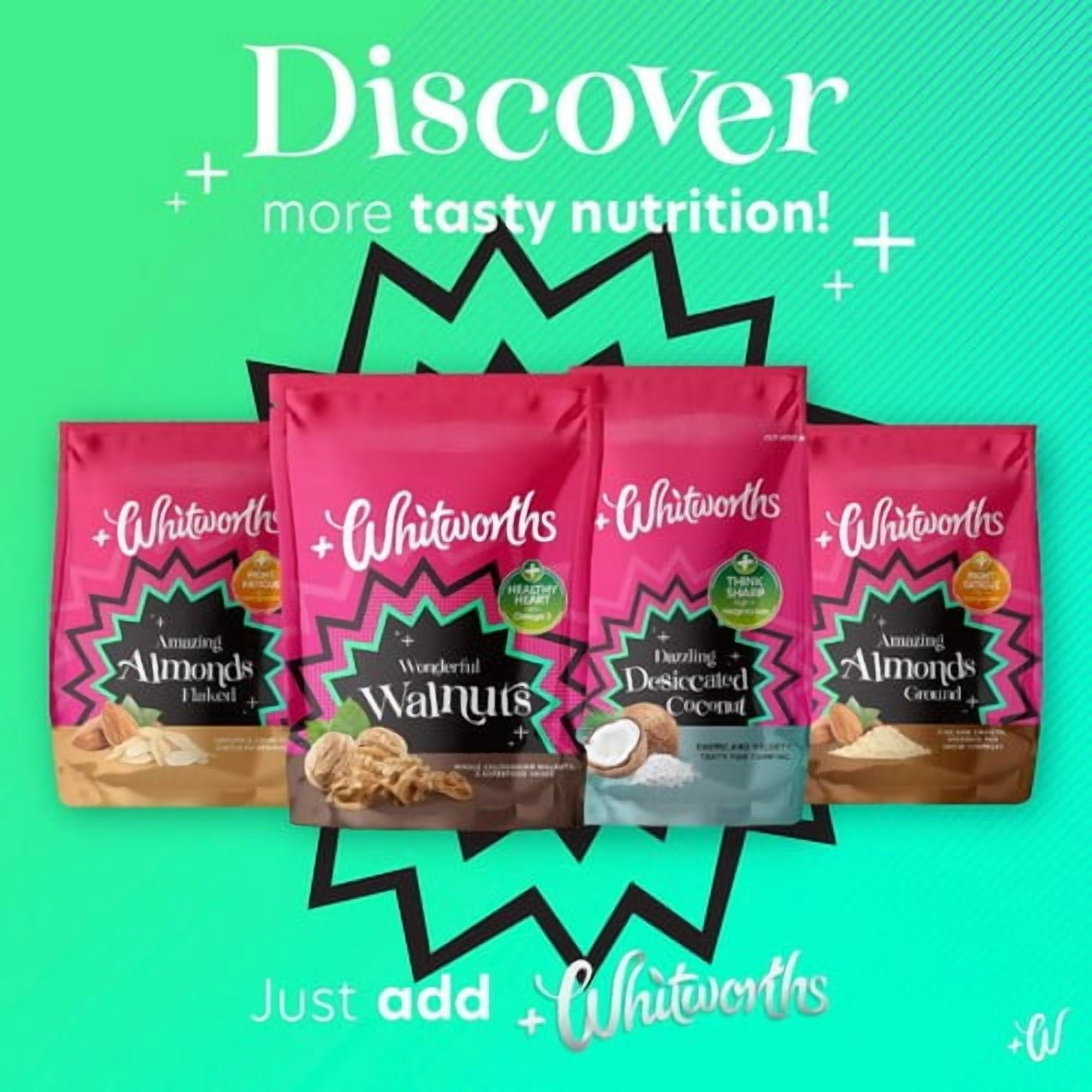 Whitworths Sunflower Seeds 190g, British Import (Pack of 3)