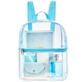thumbnail image 5 of 100Fens Mini Clear Backpack Heavy Duty Transparent Backpack Set See Through Bookbags Durable Backpacks for College, Security, 5 of 8