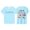 00#-Light Blue689, variant on T Shirt for Boys Letter Graphic Short Sleeve T-Shirt Tee Top Crew Neck Tshirt,White