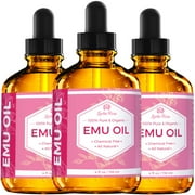 Leven Rose Emu Oil for Skin, Seven Times Refined, 100% Pure and Premium Emu Oil from Australia - 4 oz