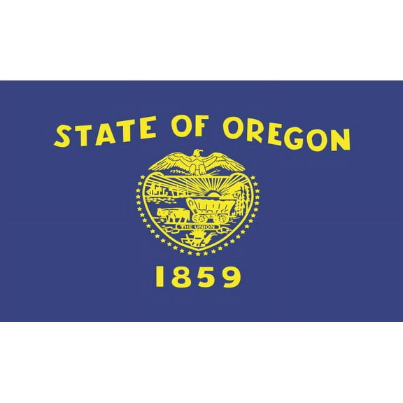5in x 3in Oregon State Flag Magnet