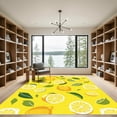 thumbnail image 2 of ODIKA 8'x10' Machine Washable Non-Slip Area Rug, Graphic Yellow High Traffic Rug, Yellow, 1052062, 2 of 7