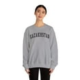 thumbnail image 4 of Kazakhstan Sweatshirt Gifts Crew Neck Shirt Long Sleeve Unisex, 4 of 7
