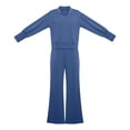 thumbnail image 4 of Mifsaly Plus Size Womens Sweatsuits 2 Piece Set V Neck Sweatshirts and Wide Leg Pants Fall Winter Going Out Athletic Gym Lounge Matching Outfits, 4 of 7