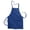Royal, variant on Ed Garments Machine Washable Pocketless Bib Apron, RED, One Size
