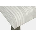 thumbnail image 6 of Jofran Telluride Contemporary Rustic Pine Parsons Striped Upholstery Counter Stool (Set of 2), 6 of 9