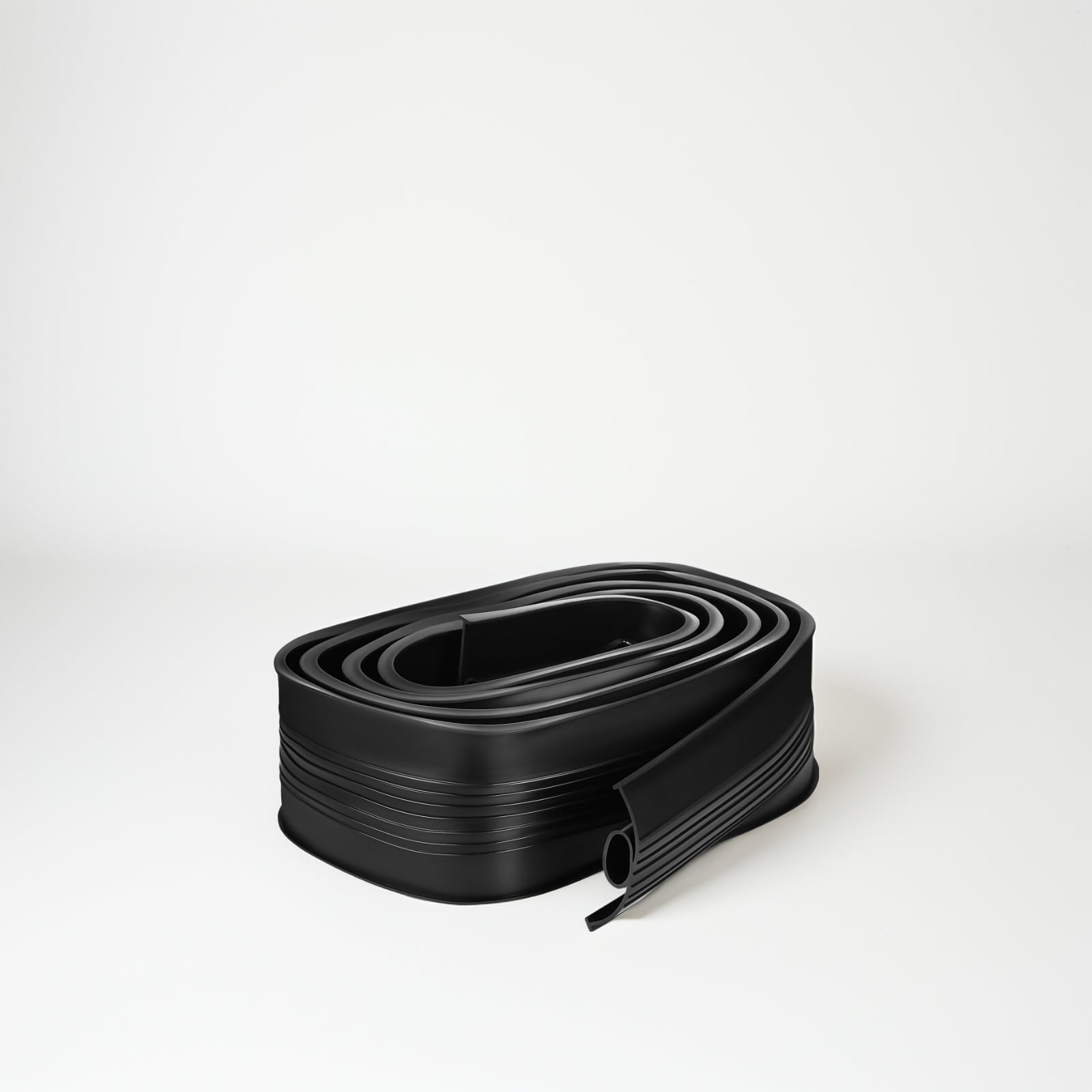 UPOUART Bottom Seal Sealing Strip EPDM Black for Homeowners Insulation 1 Roll