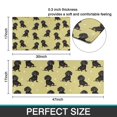 thumbnail image 7 of Dachshund Footprint Kitchen Rugs Sets Of 2,Anti Fatigue Kitchen Mat Rugs Non Slip Washable,Decorative Kitchen Floor Mats for Kitchen,Sink,Laundry,17"x30"+17"x47", 7 of 7