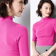 thumbnail image 3 of ORUYROP Chandail à Manches Courtes pour Femmes, Pull Ajusté en Jersey, 3 of 6
