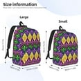 thumbnail image 6 of Wukai Mardi Gras4 Paper Reusable Cosmetic bag,Travel Toiletry Organizer Capacity,Waterproof Puzzle Bags, 6 of 7