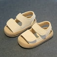 thumbnail image 2 of MIASHUI Summer Sandals Girls Soft Bottom Solid Color Casual Beach Shoes,White,3-6 Months, 2 of 9