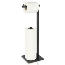 Black Iron Floor Paper Towel Holder