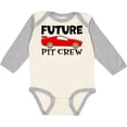 thumbnail image 3 of Inktastic Future Pit Crew Red Race Car Boys or Girls Long Sleeve Baby Bodysuit, 3 of 5