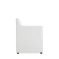 thumbnail image 4 of Manhattan Comfort Anna 19.69" Square Faux Leather Dining Armchair in Cream, 4 of 11
