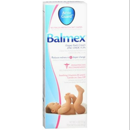 Balmex L'oxyde de zinc à couches Rash Cream (4 oz pack de 3)
