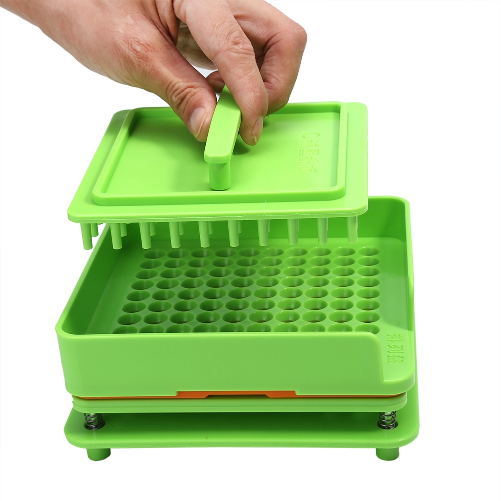 Coffee Tea Plate Holder Plastic Rack Plastic Filling Holder with 100 Holes Coffee Tea Panel of Size 00