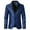 Blue, variant on JHLZHS Men Suits Slim Fit Blue Mens Business Formal Wedding Casual Stretch Embroidered Pattern Slim Button Pocket Classic Fit Blazer Men's Suits Big and Tall White Mens Suit Vest Purple