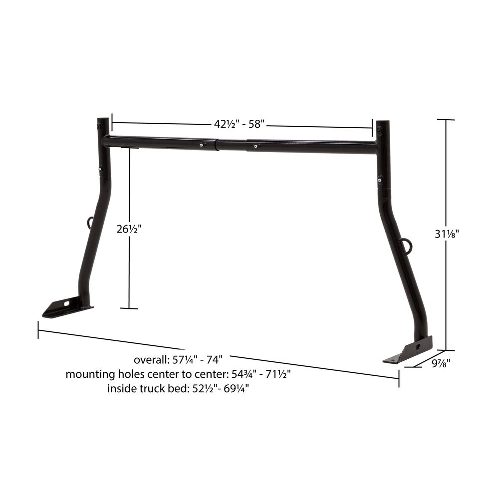 Elevate Outdoor SLR-RACK-DLX Deluxe Adjustable Steel Utility Rack
