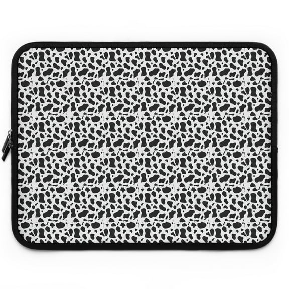 7”-17'' Cow Print Tablet Laptop Sleeve Case-MacBook-iPad Animal Print Case