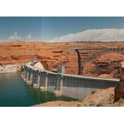 1000 Pieces Wooden Jigsaw Puzzle For Adults Dam Glen Canyon Dam Arizona Jigsaw Puzzle Fun Game, Early Education
