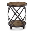 thumbnail image 3 of 2 Piece Coffee and Accent Table Set in Distressed Pine, 3 of 4