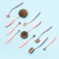 Vanity Blend Party Oval Makeup Brush Set Pink