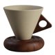thumbnail image 1 of Taza de café de cerámica con platillo, taza de espresso, regalo de inauguración de la casa, café de mediados de siglo L, 1 of 9