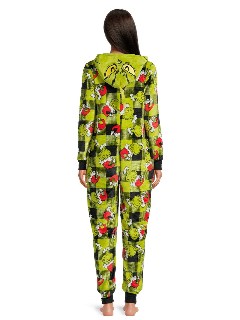 Women's The Grinch Super Minky Christmas Onesie, Complete with