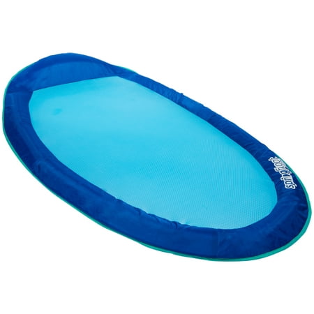 SwimWays Spring Float  Inflatable Pool Lounge Chair for Ages 15+  Blue