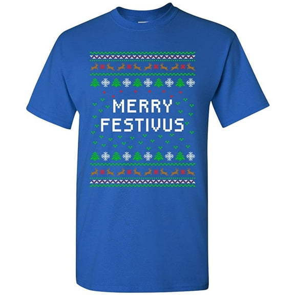 merry festivus ugly christmas season parody funny dt adult t-shirt tee
