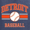 thumbnail image 6 of Wild Bobby City of Detroit Baseball Fantasy Fan Sports Men's T-Shirt, Vintage Heather Navy, Small, 6 of 6