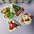 thumbnail image 1 of Heat-resistant Baking Mold Recyclable Silicone Anti-stick Christmas Chocolate Cake Mould for Home Style A One Size, 1 of 13