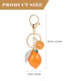 thumbnail image 2 of Elegant Lemon-shaped Key Chain Pendant Alloy Rhinestone Inlaid Fruit Keychain, 2 of 3