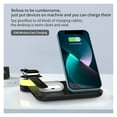 4 In 1 Wireless Charging Station With LED Light Qi For Phone Watch