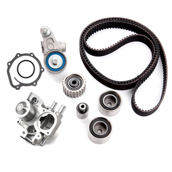 ECCPP Timing Belt Kit Including Timing Belt Water Pump with Gasket tensioner Bearing fits for 2004 2005 2006 2007 2008 2009 2010 2011 Subaru Forester/2005 Saab 9-2X/2004 2005 2006 Subaru Baja