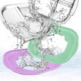 thumbnail image 4 of Visland Stainless Steel Toddler Plate with Suction Base 3-Compartment Baby Bowl Non-Slip Silicone Grip Unbreakable Metal Kids Dish, 4 of 8