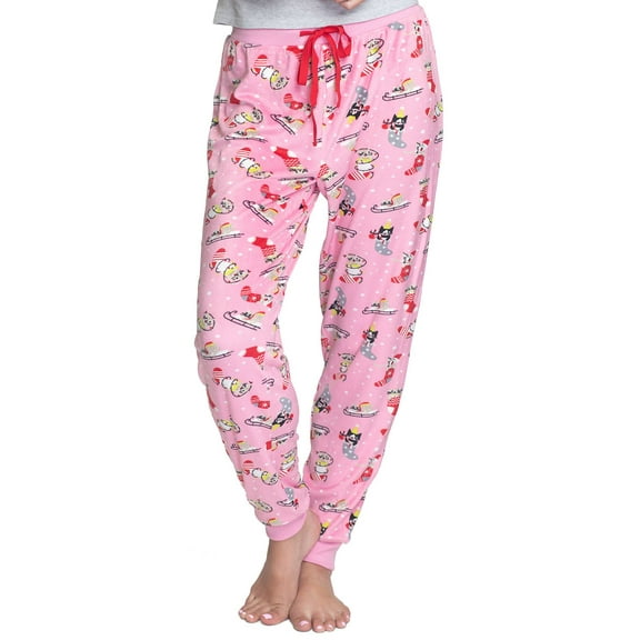 Goodnight Kiss Printed Fleece Pajama Pants