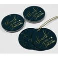 thumbnail image 4 of Inkdotpot Pack Of 100 Real Gold Foil Paper Tags Thank You From The New Wedding Favor Hang Tags, 4 of 6