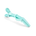 thumbnail image 5 of 10pcs/set Multicolor Croc Clips Transparent Plastic Hairdresser Clips Hair Styling Sectioning Barrettes Professional Non Slip Alligator Clips Salon DIY Accessories Hairpins (10pcs-Cyan), 5 of 5