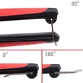 thumbnail image 3 of Tijeras de podar manuales para jardinería con cuchillas rectas de acero inoxidable, tijeras de jardín ultraafiladas para flores y plantas de recorte, 3 of 5
