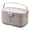 Pink, variant on Ywmsfl Household Large Capacity Storage Box with Small for Handle Double Layer Removable Tray Bin Portable Container