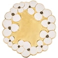 thumbnail image 4 of Safavieh Florance Round Metal Glam End Table, Gold/White, 4 of 9