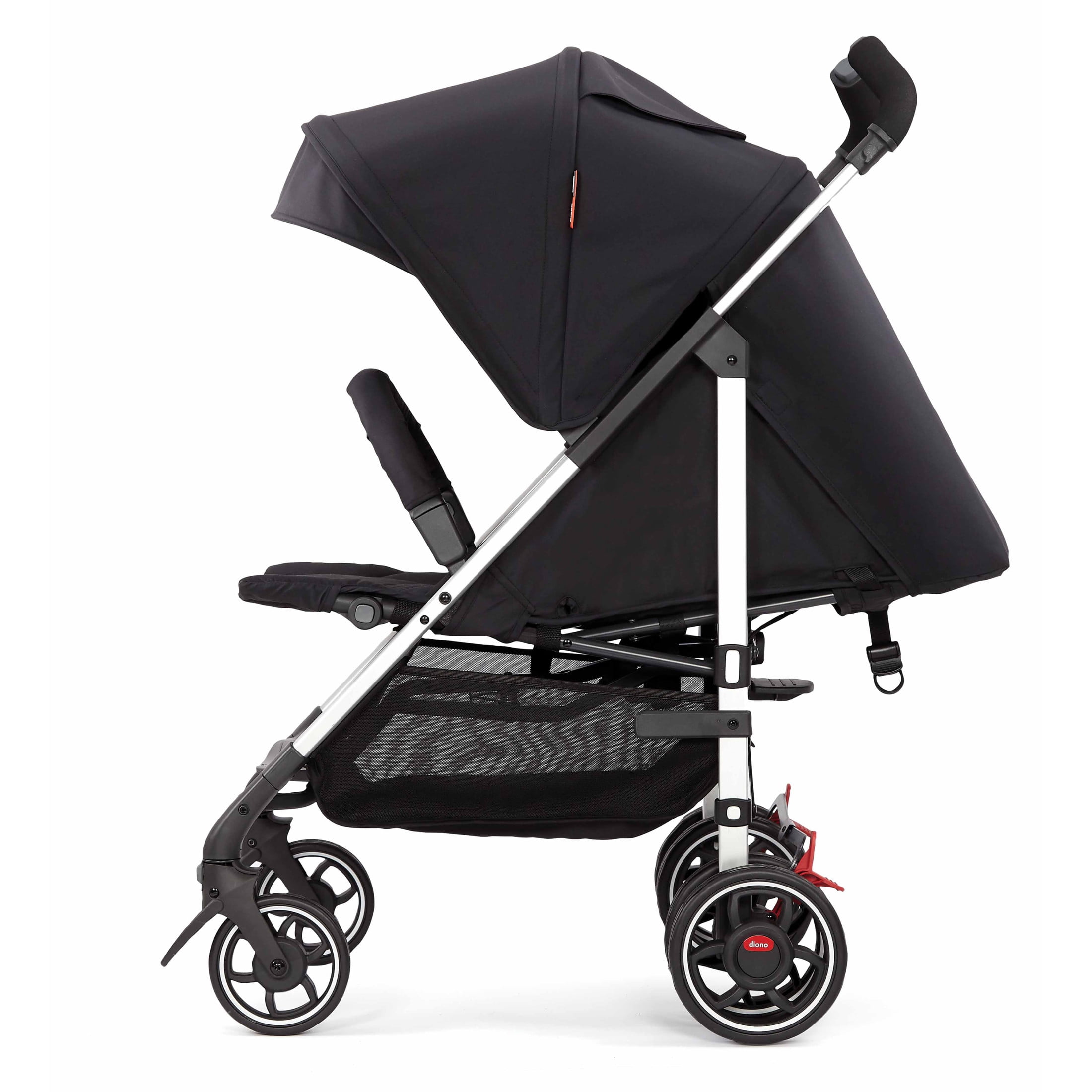 Diono Flexa Lightweight Umbrella Stroller, Black Midnight